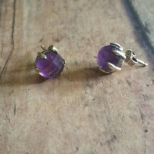 Amethyst earrings